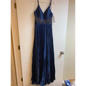 Tiffany Designs Style W19394 - Navy Prom Dress - Size 6